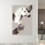 لوحة جدارية مطبوعة خيل