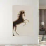 لوحة جدارية مطبوعة خيل