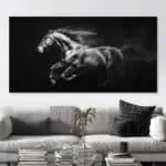 لوحة جدارية مطبوعة خيل
