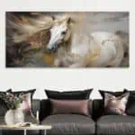 لوحة جدارية مطبوعة خيل