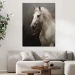 لوحة جدارية مطبوعة خيل