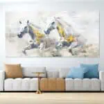 لوحة جدارية مطبوعة خيل
