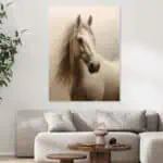 لوحة جدارية مطبوعة خيل