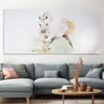 لوحة جدارية مطبوعة خيل