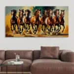 لوحة جدارية مطبوعة خيل