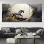 لوحة جدارية مطبوعة خيل
