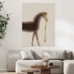 لوحة جدارية مطبوعة خيل