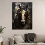 لوحة جدارية مطبوعة خيل