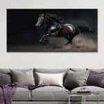 لوحة جدارية مطبوعة خيل