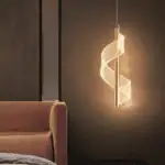 اضاءة جدارية معلقة ذهبي