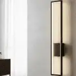 اضاءة جدارية معلقة مستطيلة اسود