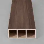 أعمدة بارتشن بديل خشب بني خشبي شامل 2 قاعدة