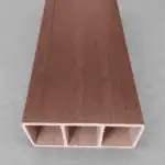 أعمدة بارتشن بديل خشب بني داكن شامل 2 قاعدة