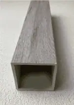 أعمدة بارتشن بديل خشب رمادي 5x5