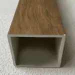 أعمدة بارتشن بديل خشب بني 5x5