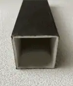 أعمدة بارتشن بديل خشب اسود 5x5