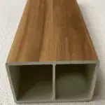 أعمدة بارتشن بديل خشب بني 10x5