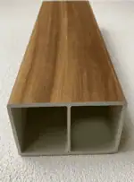 أعمدة بارتشن بديل خشب بني 10x5