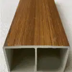 أعمدة بارتشن بديل خشب بني غامق 10x5