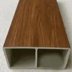 أعمدة بارتشن بديل خشب بني محمر داكن 10x5