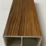 أعمدة بارتشن بديل خشب بني 10x5