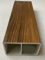 أعمدة بارتشن بديل خشب بني 10x5