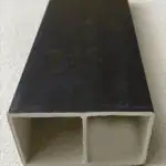 أعمدة بارتشن بديل خشب اسود 10x5