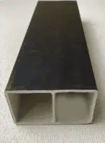 أعمدة بارتشن بديل خشب اسود 10x5