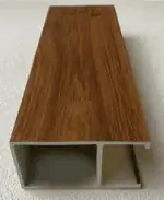 أعمدة بارتشن بديل خشب بني 10x5