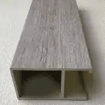 أعمدة بارتشن بديل خشب رمادي شاحب 10x5