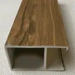 أعمدة بارتشن بديل خشب خشبي شاحب 10x5