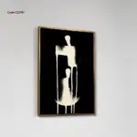لوحة جدارية كانفس بتصميم لاشكال تجريدية