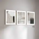 لوحة جدارية كانفس بتصميم لاشكال تجريدية