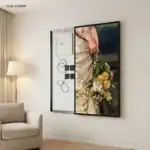 لوحة كانفس سحب لغطاء عداد  كهرباء بتصميم كلاسيك