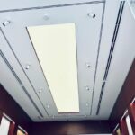 اسقف فرنسية مشدودة مستطيل طولي